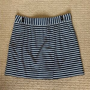 Vineyard Vines Blue and White A-Line Mini Skirt